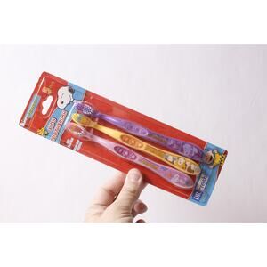 1990s Sealed Peanuts Snoopy 3 Pack Kids' Toothbrush Set by Dr Fresh ~ 260302-WH